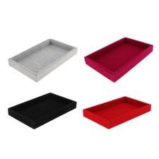 Schmuckablage Samt Stapelbar