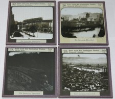 4 Glasdias USA um 1900:   (hg. von Ed. Liesegang)