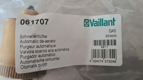 Vaillant schnellentlüfter - vaillant,