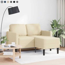 2-Sitzer-Sofa mit Chaiselongue Sessel Zweisitzer-Couch Fernsehsessel Tv Sessel