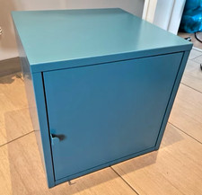 Hängeschrank Metall Schrank Serie Lixhult von IKEA,blau,Design Jon Karlsson