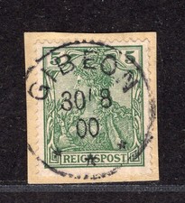 DSWA DR 55 Mitläufer-Briefstück Gibeon 30.8.00