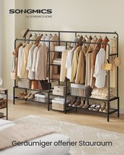 Kleiderständer, offener Kleiderschrank, Garderobenständer, Metallrahmen