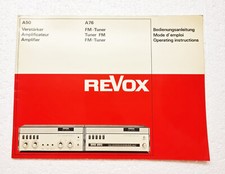 1969 ⭐️⭐️⭐️ Revox A-76 und A50 Bedienungsanleitung ⭐️⭐️⭐️