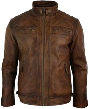 Herren Echt Leder Vintage
