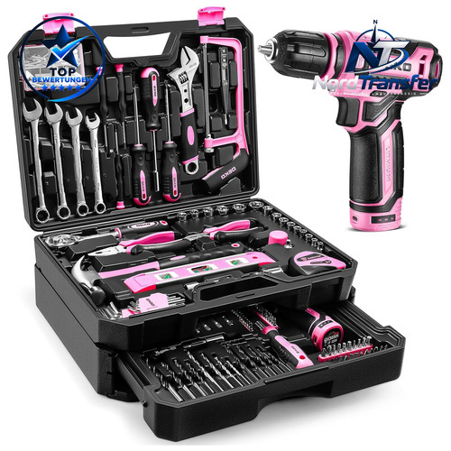 Akku bohrmaschine 12v - rosa, 238