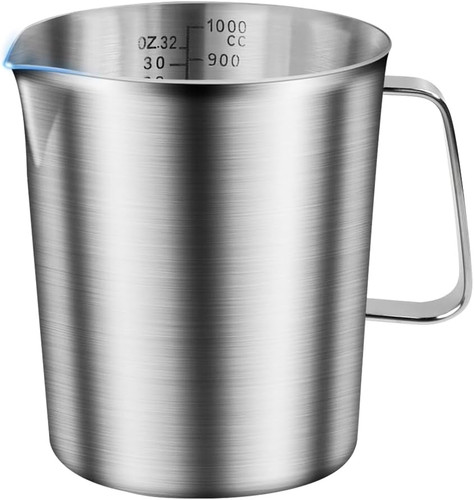 Messbecher edelstahl - messbecher, 1l