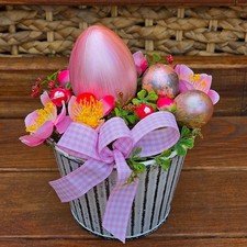 Ostergesteck in zart Rosa mit