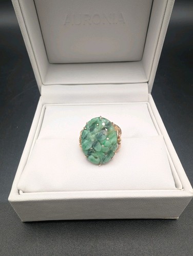 Antiker jade ring 585 - antiker,
