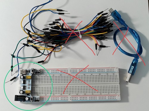 Breadboard power supply - breadboard,