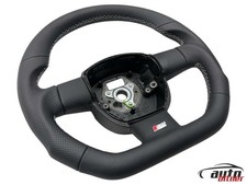 AUDI A4 8E B7 Tuning  Lenkrad Lederlenkrad ohne Multifunktion ABGEFLACHT S-Line