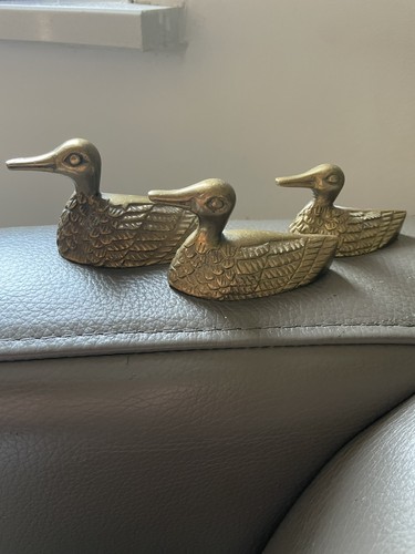 Messing enten figuren - 3,