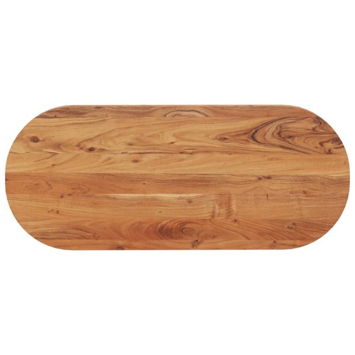 Tischplatte 100x40x3 oval - cm,