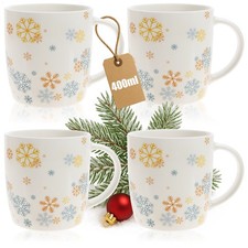 4x Kaffeebecher aus Keramik -