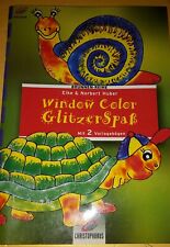 Bastelbücher 3 Stück  Windowcolor +  ein großes Paket Stanzfolien f. Mobiles neu
