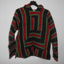 Poncho Peyote Mexico Baya Hoodie Kapuze Kapuzenhoodie Skater Hippie Gr L Unisex