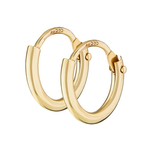 Creolen gelbgold 585 14 - gelbgold, /
