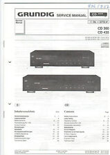 Grundig Service Anleitung Manual CD 360/ CD 435   B420