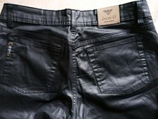 Hose beschichtet Lederoptik