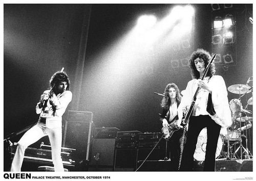 Queen poster palace - queen, theatre