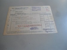 Alte Rechnung Anschreiben Baege & Nierbauer Pirna