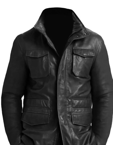 Herren schwarze leder - schwarze,