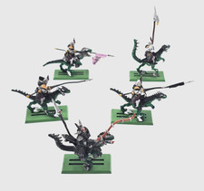 Cold One Knight Knights Dark Elf Elves Warhammer Fantasy Dunkelelfen painted