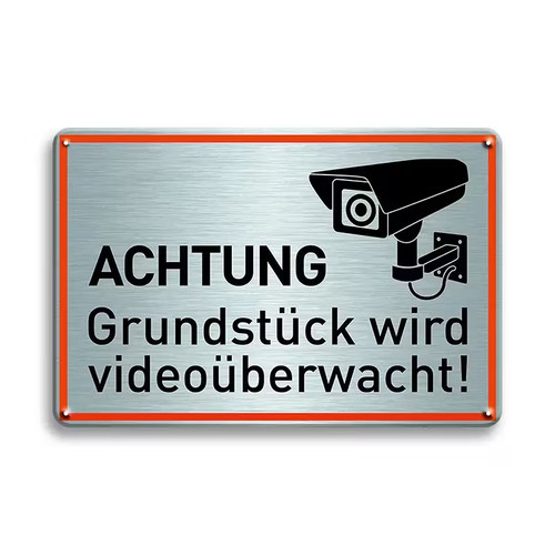 Achtung videoüberwachung - achtung,