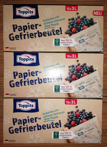 Toppits papier gefrierbeutel - papier,