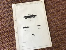 " Liste "   BMW 1800 Limousine   1964  mit technishe Daten selten