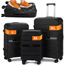 Koffer Unzerstörbar Reisekoffer Hartschalen Handgepäck Trolley Kofferset M-L-XL