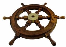 18 Zoll Holz Schiff Lenkrad