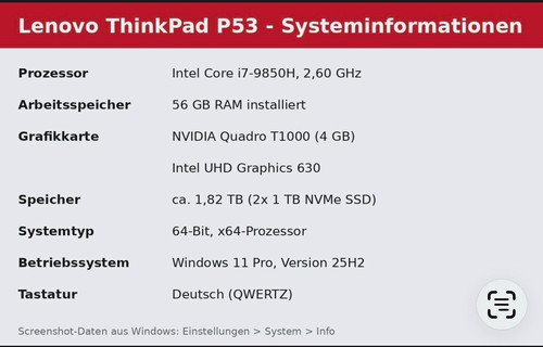 Lenovo thinkpad p53 - thinkpad,