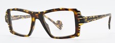 THEO BELGIUM Brille Abricot Viereck Glanz Tortoise Lined Dark Havana Art Design