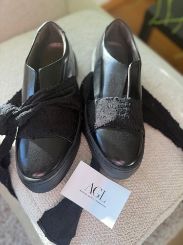 Agl schuhe schwarz - schwarz,