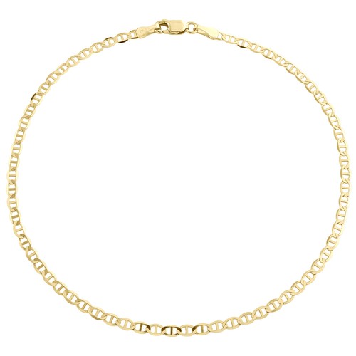 10k gelbgold 50mm schlicht - 10k, 2.50mm