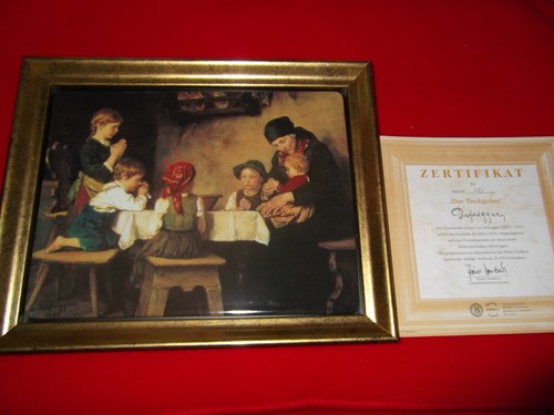 Wandteller das tischgebet - ",