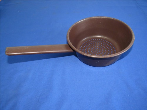 Altes ddr emaille sieb - altes,
