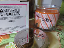 Partylite 3 Docht Duftwachsglas Kerzenglas Papaya Paradise