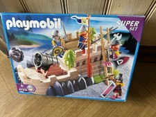 Playmobil Ritter SuperSet 4133 Burgverteidigung, komplett, OVP