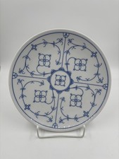 Winterling „Strohblume“ Speiseteller – 24 cm, Blau auf Weiß, Unterglasur, 1 Stüc