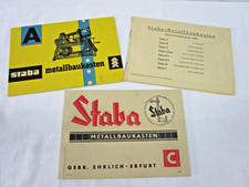 3 Bauanleitungen zu Staba