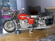 Polistil Moto Guzzi V7 Special Motorrad Modell rot ca. 1:15