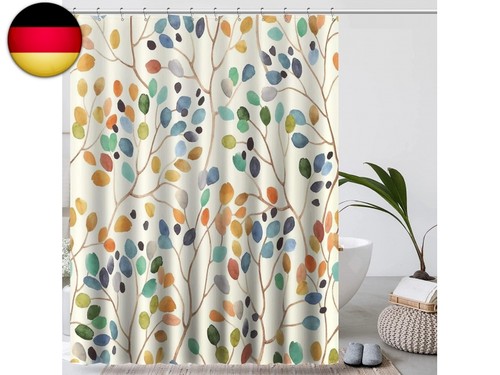 Duschvorhang 180x200 beige - 180x200,