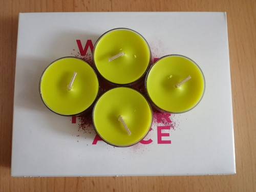 Partylite teelichter kiwi - teelichter, "kiwi