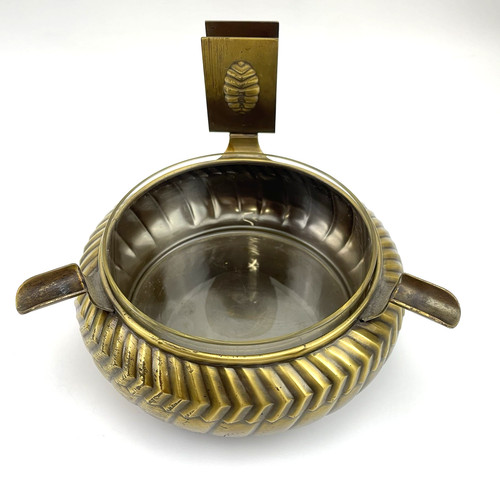 Messing aschenbecher vtg - aschenbecher, |