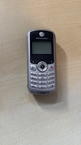 Motorola model c123 - motorola, silber