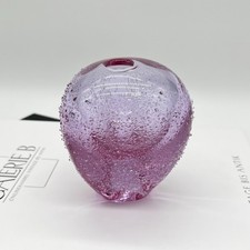 Vintage Czech Glas Vase •