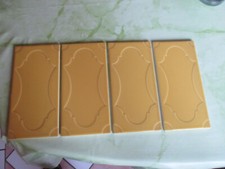 4x alte Fliesen Kacheln