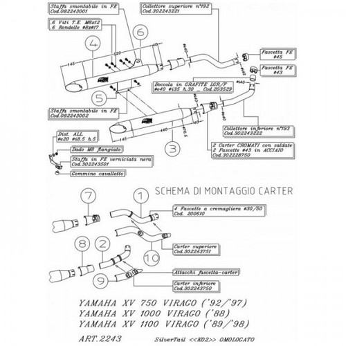 Auspuff silvertail k02 yamaha - silvertail,
